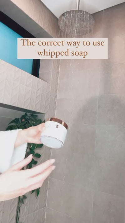 how to use whipped soap