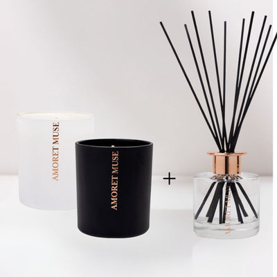 Buy 2 Candles, Get a Diffuser FREE - Amoret Muse